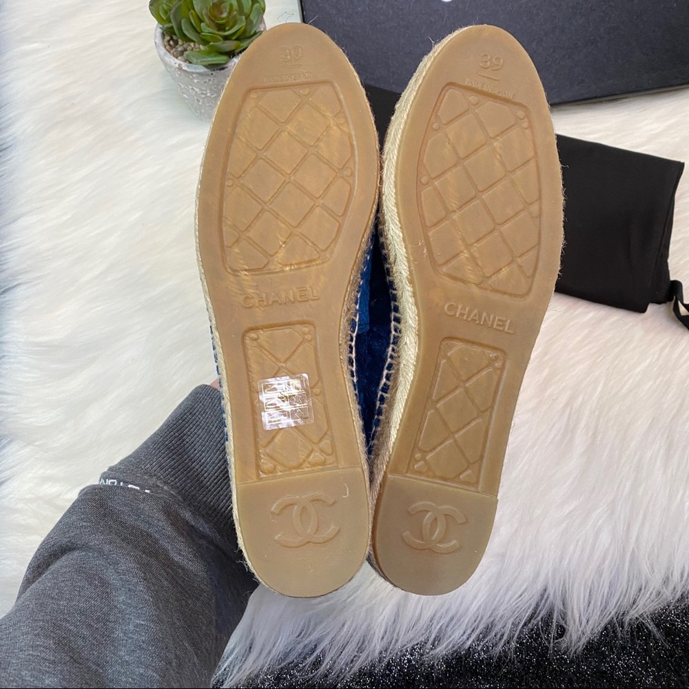 Chanel Velvet Espadrilles - Picture 3 of 6